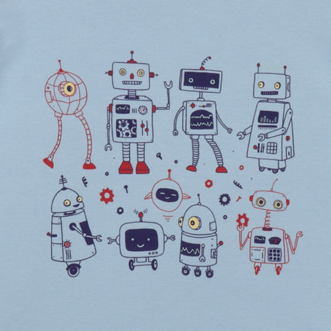 Robots Friends-T-Shirt