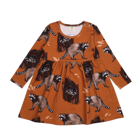 Langarm Kleid aus Baumwolle (Bio)