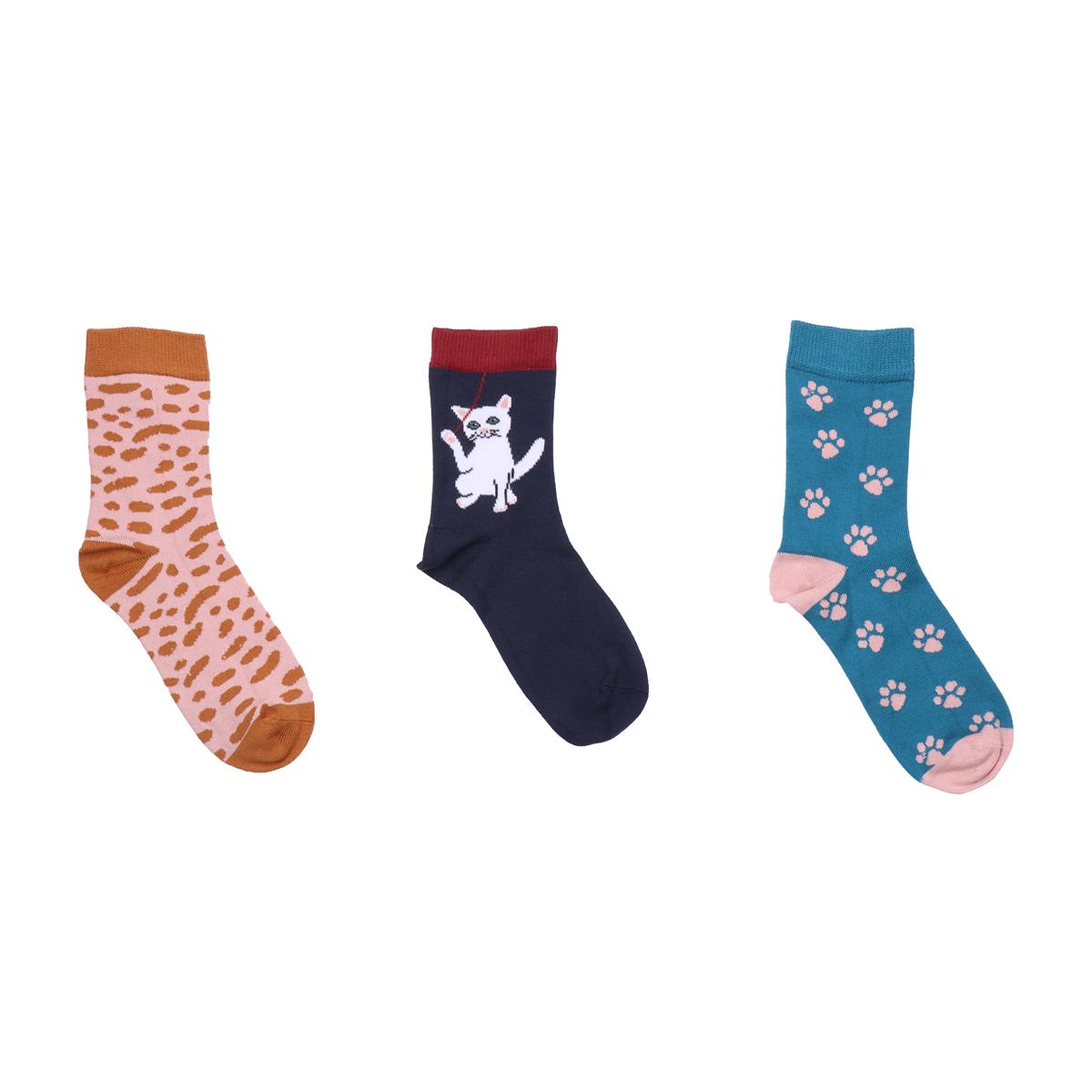 3 paires de chaussettes en coton (bio)