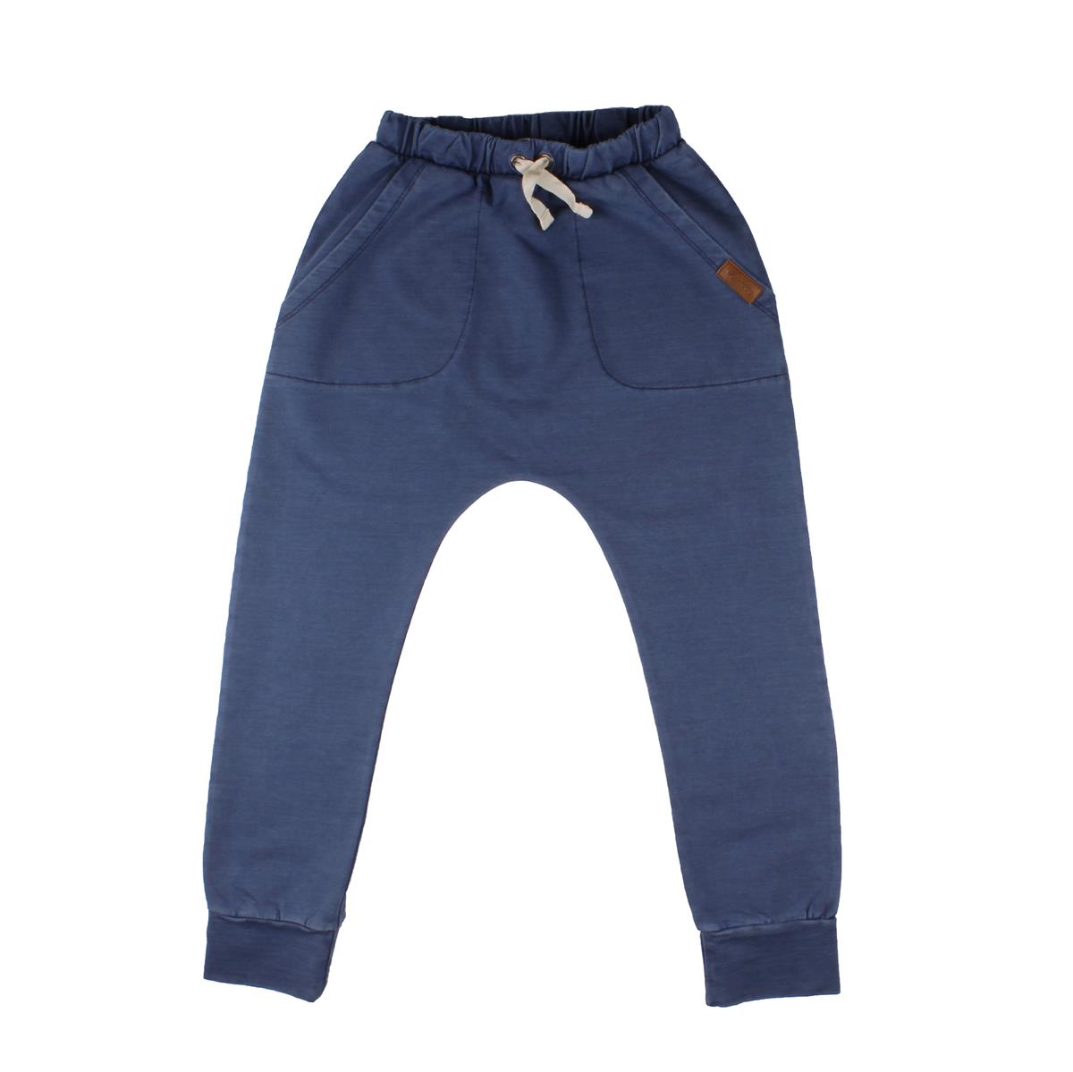 Calça jogging confeccionada em jeans (algodão orgânico)