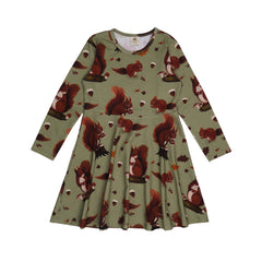 Squirrel Family Dress
