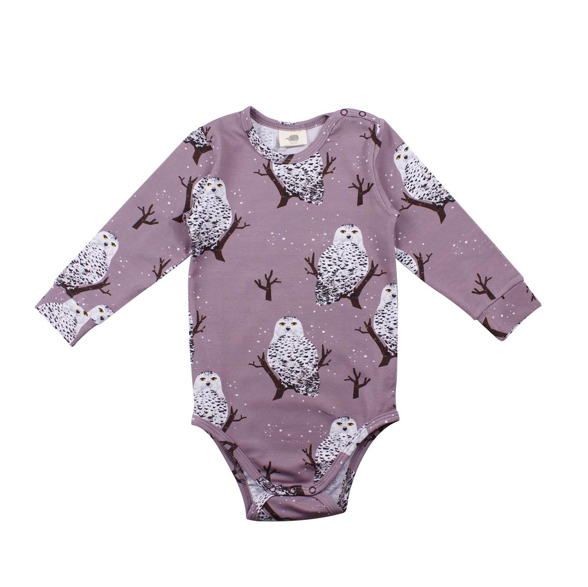 Langarm Body aus Baumwolle (Bio)