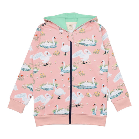 Swans in Spring-Sweat Jacket