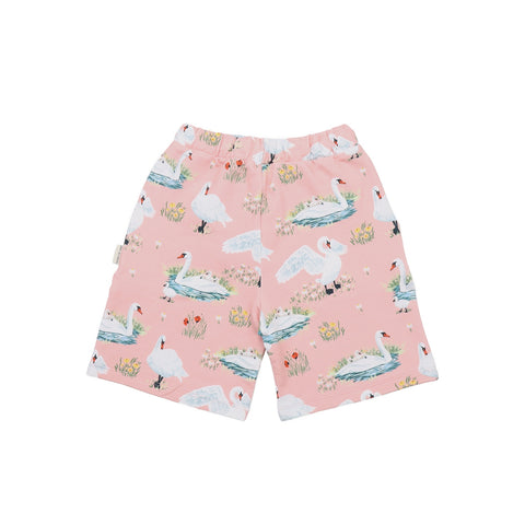 Swans in Spring-Shorts