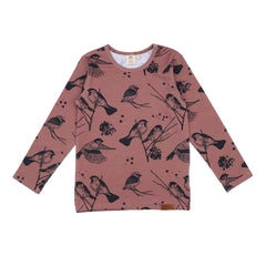 Camisa de manga comprida confeccionada em algodão (orgânico)
