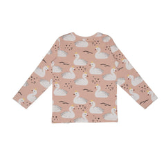 Camisa de manga comprida confeccionada em algodão (orgânico)