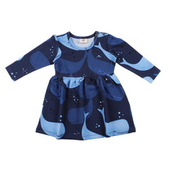 Long sleeve dress made of cotton (organic)