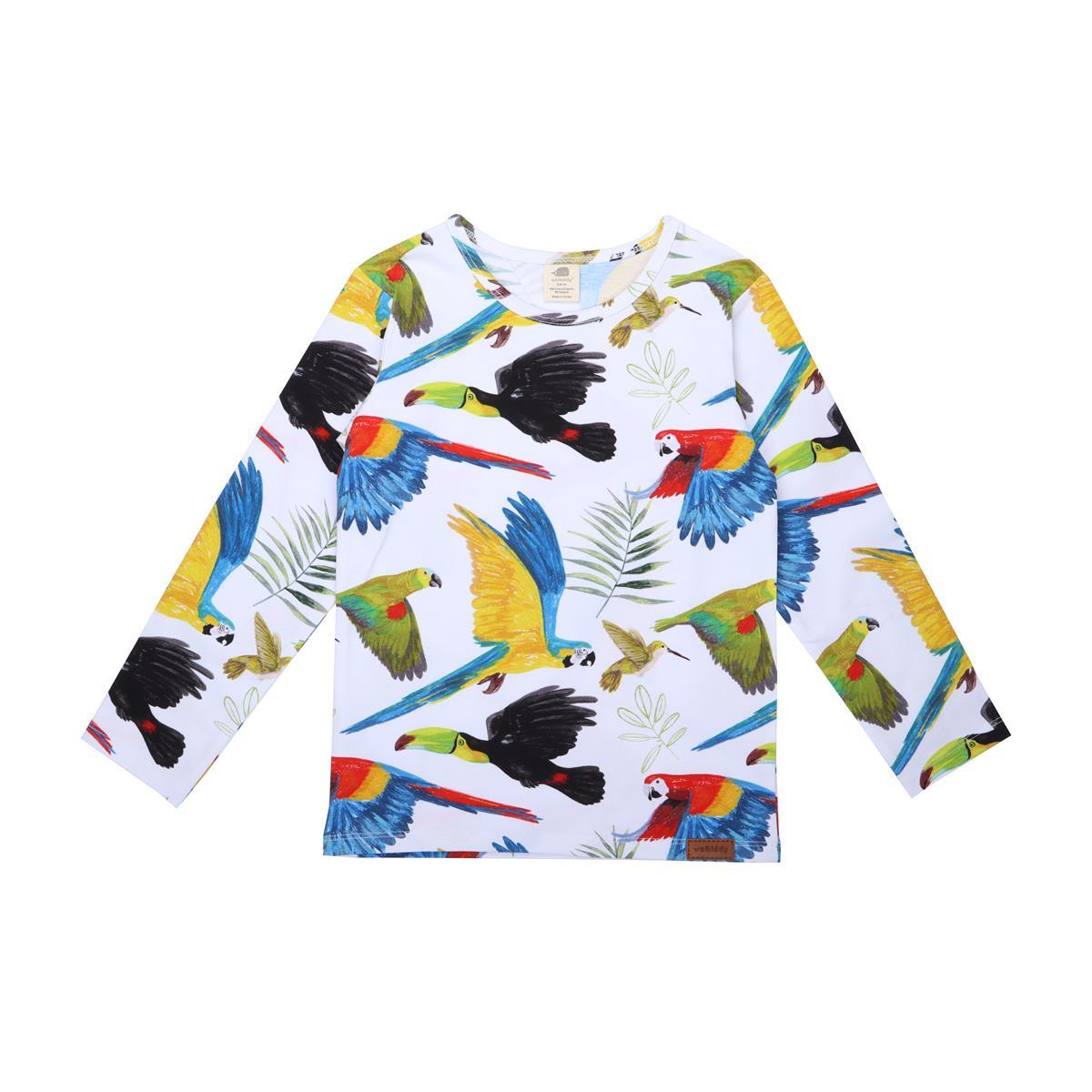 Camisa de manga comprida confeccionada em algodão (orgânico)