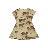 Short sleeve dress made of cotton (organic)