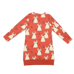 Robe à manches longues en coton (biologique)