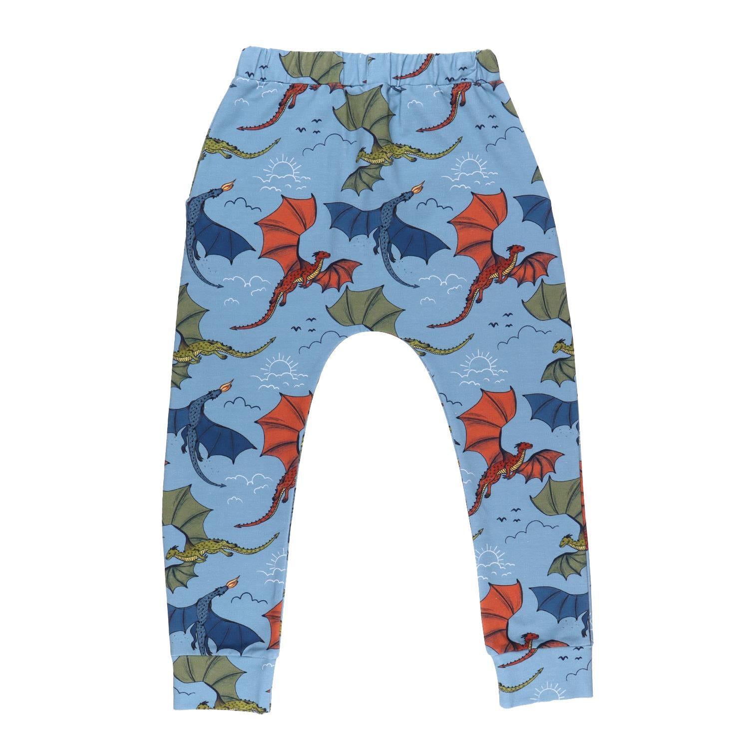 Colorful Dragons - Baggy Pants