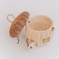 Rattan-Pilztasche