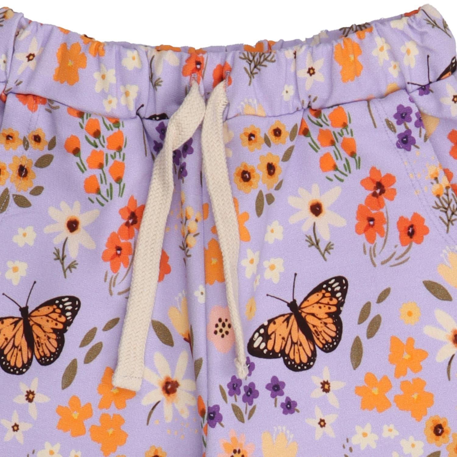 Flowers and Butterflies-Shorts