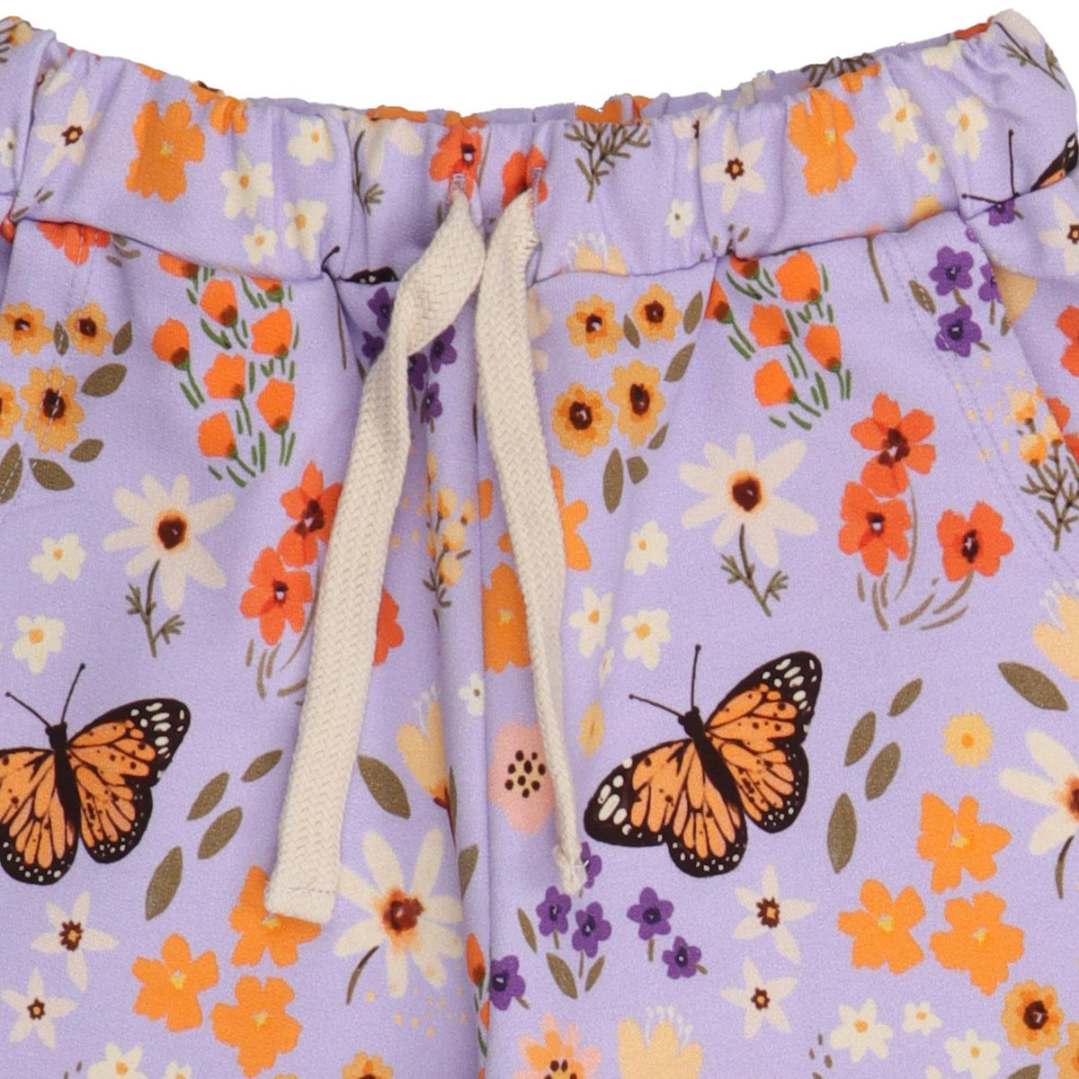 Flowers and Butterflies-Shorts