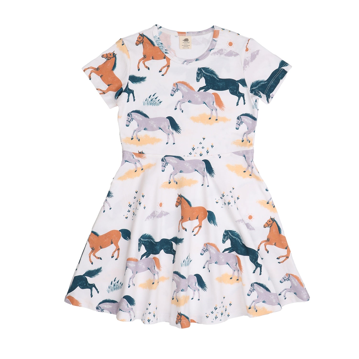 Happy Horses-Flared Dress