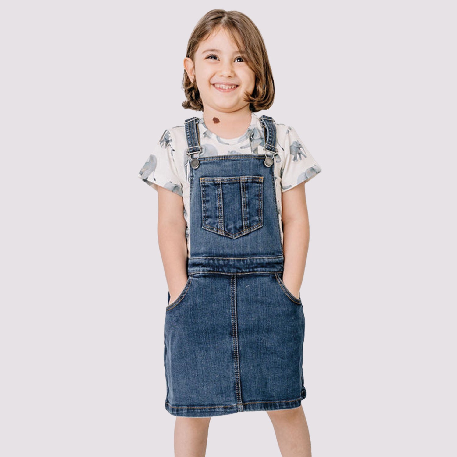 Vestido confeccionado em jeans (algodão orgânico)