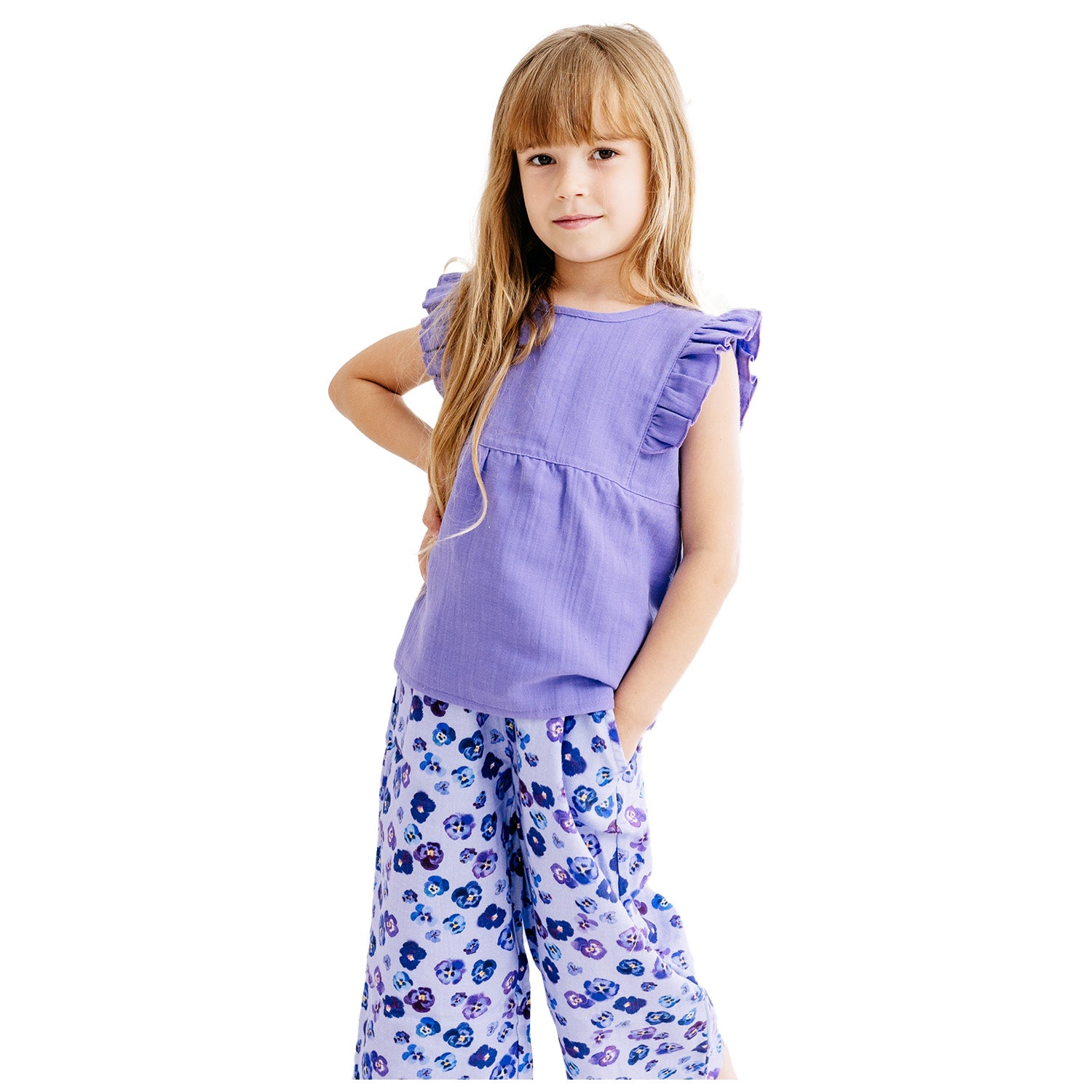Royal Lavender-Blouse Top