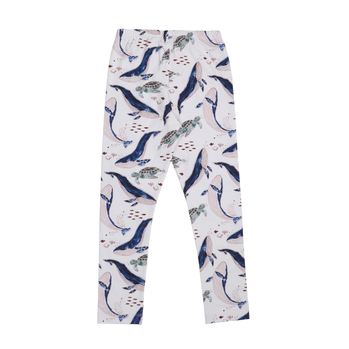 Ballenas y tortugas marinas - Leggings